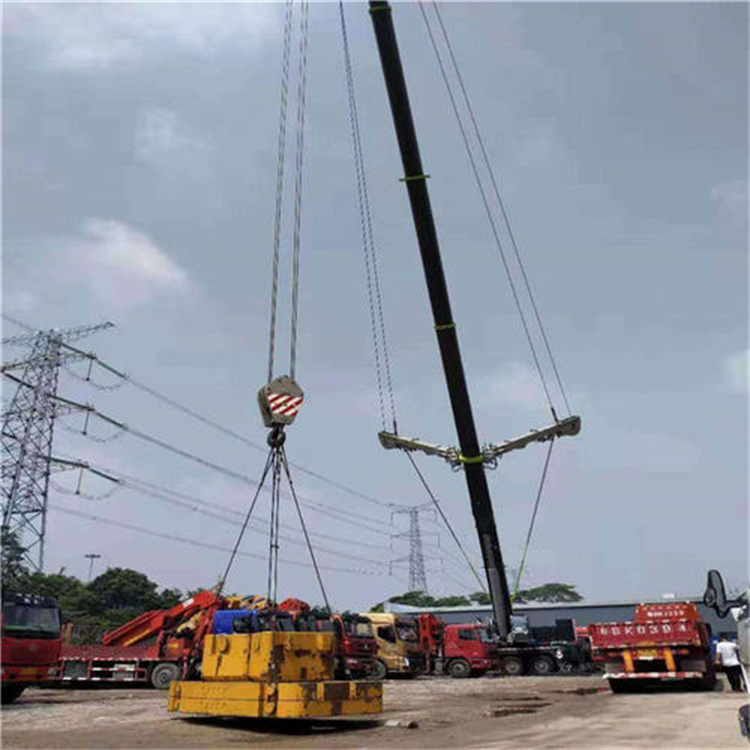 海头镇风电设备吊装